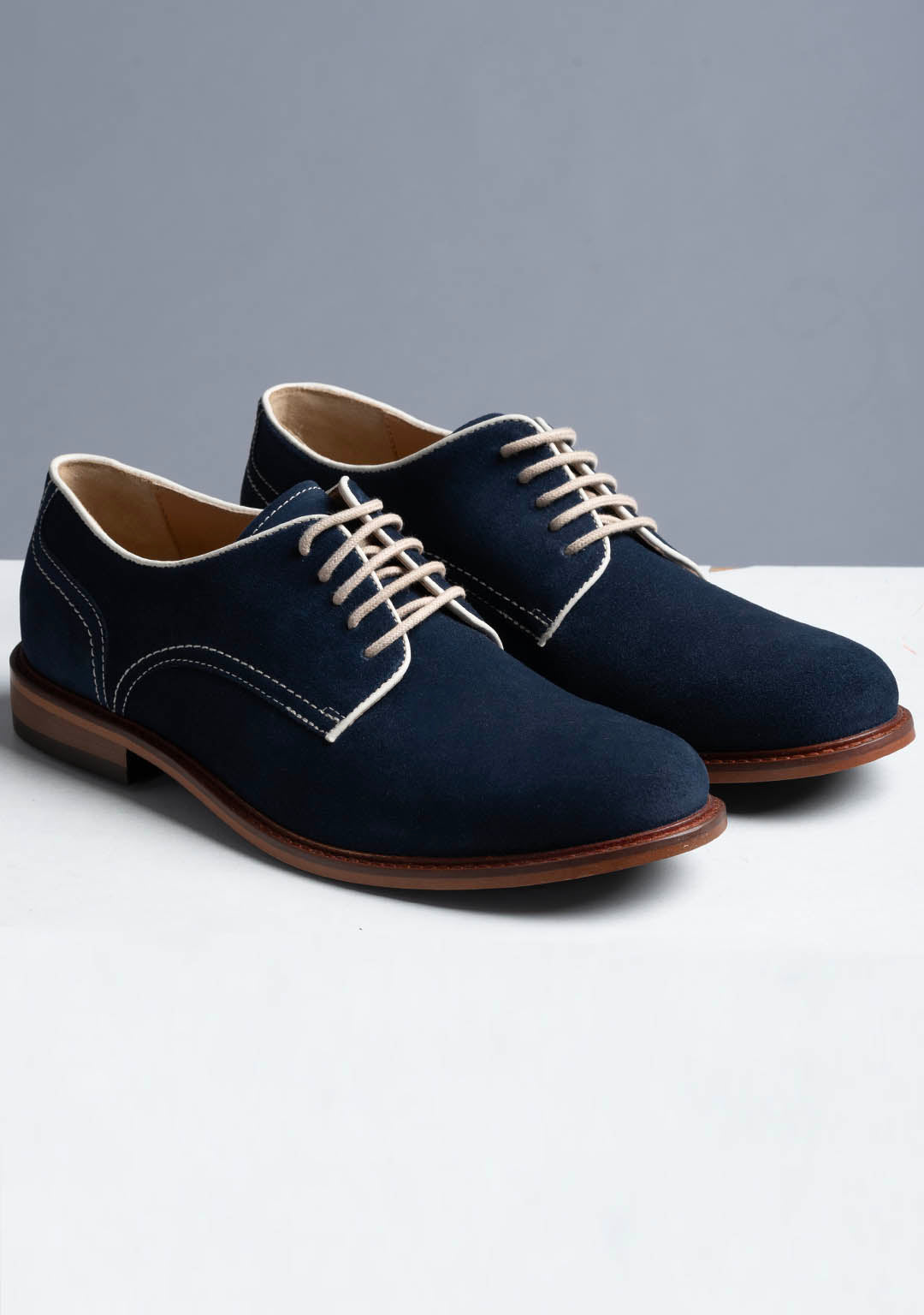 Derby Shoes in Insignia Blue