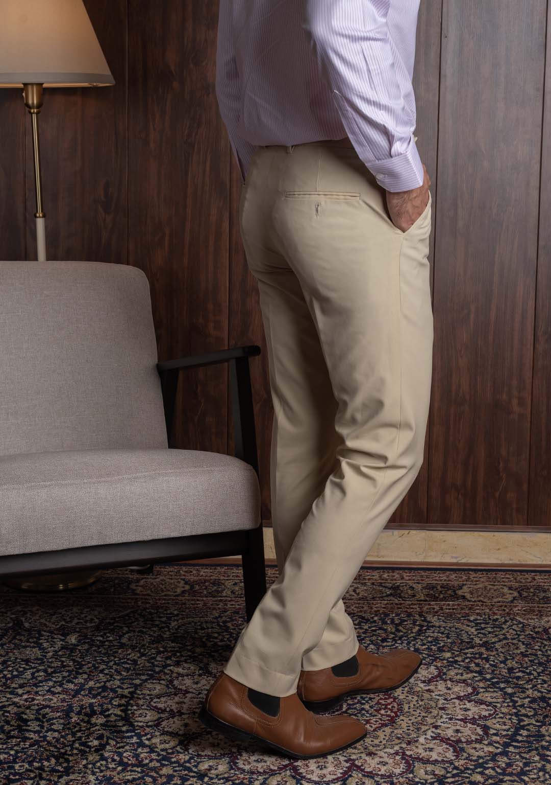 Élite Trouser in Butter Cream
