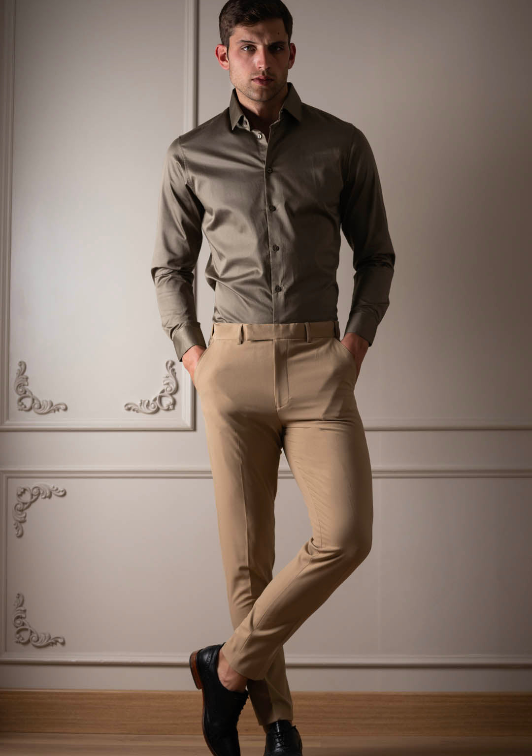 Elite Trousers in Créme Brulée