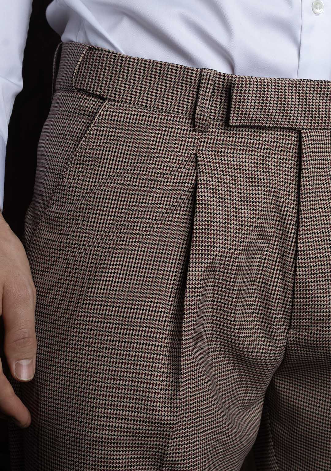 Elite Trousers in Signature Houndstooth