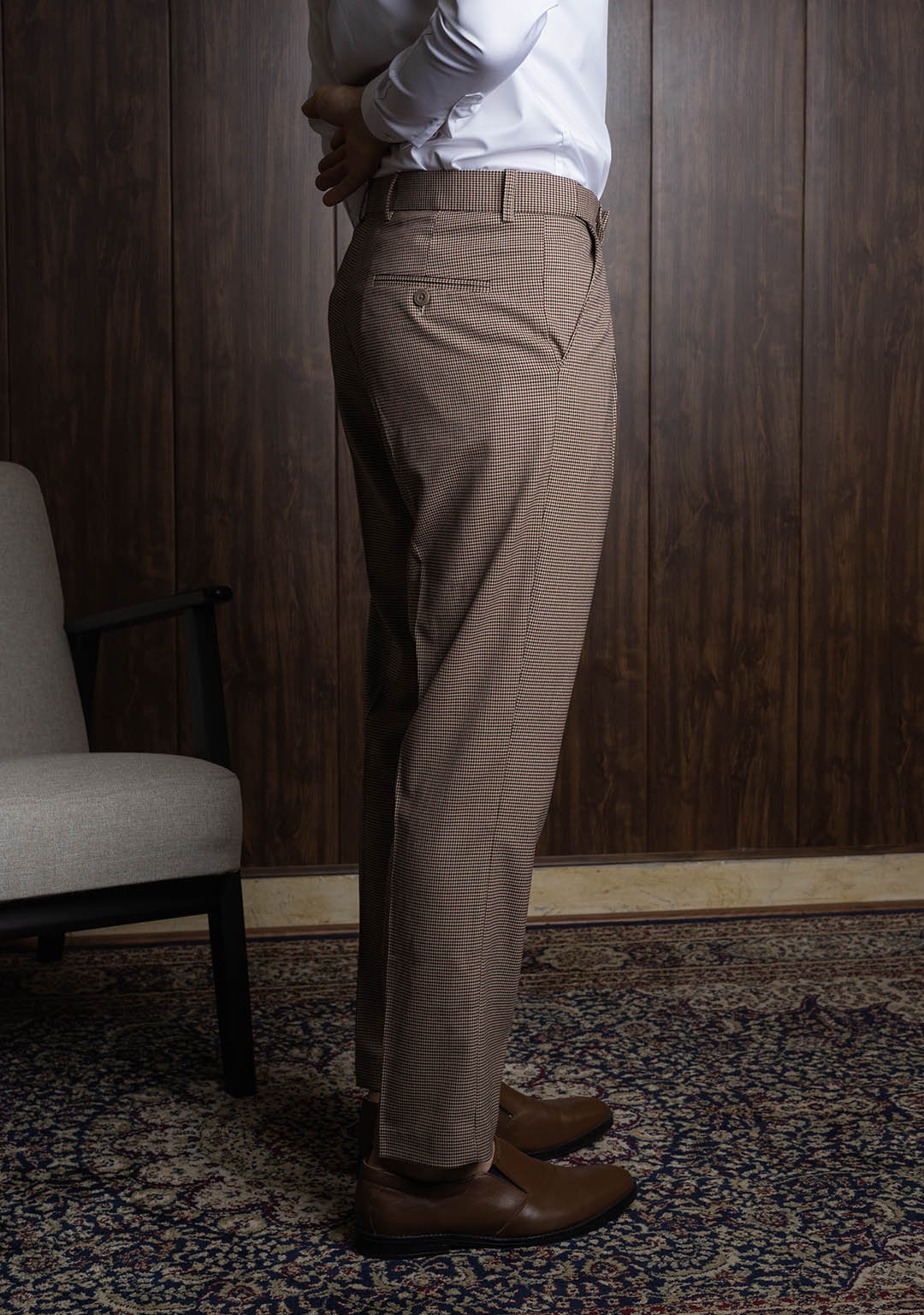 Elite Trousers in Signature Houndstooth