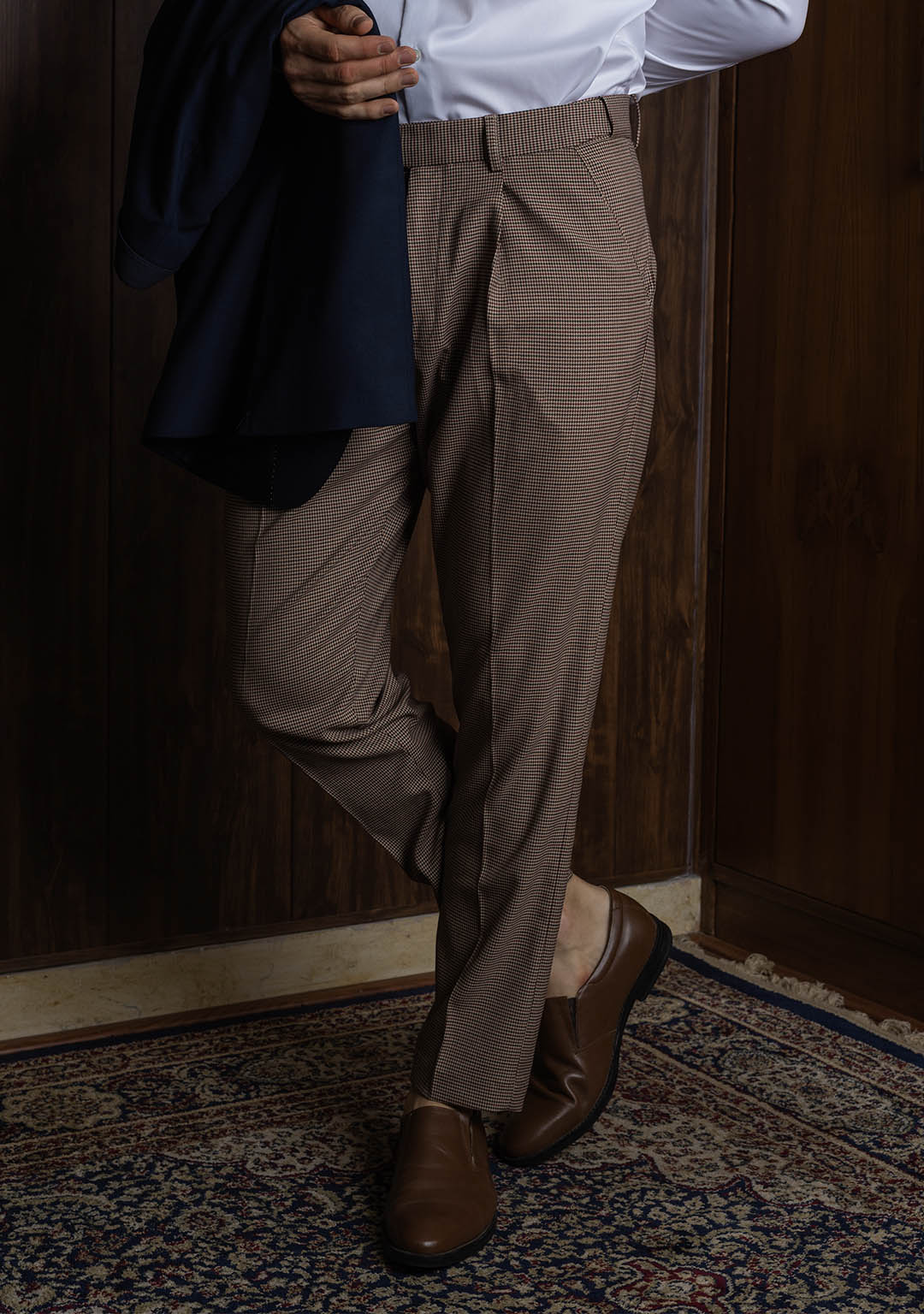 Elite Trousers in Signature Houndstooth