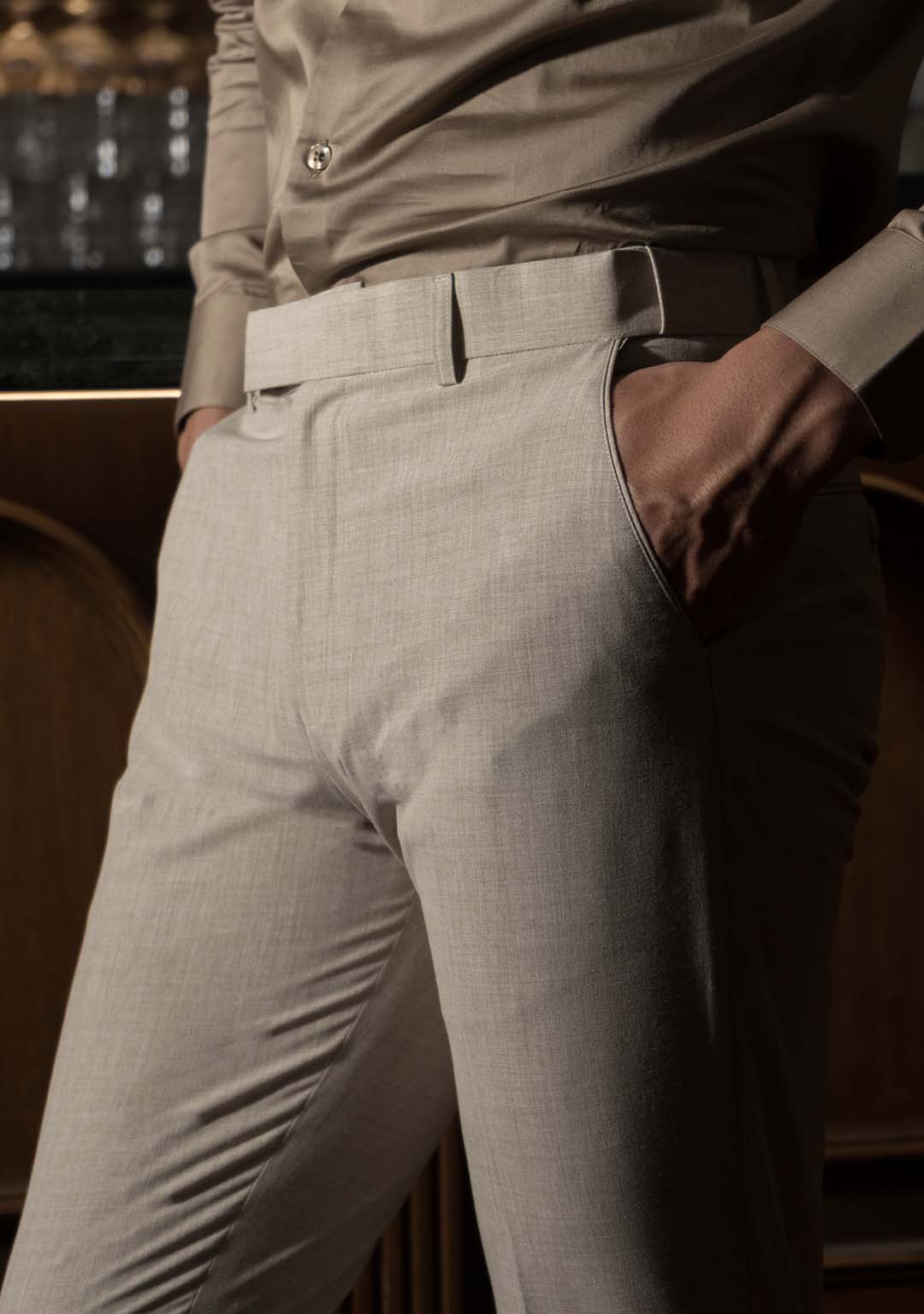 Elite Trousers in Oatmeal