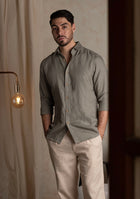 Hemp Shirt in Sage Green