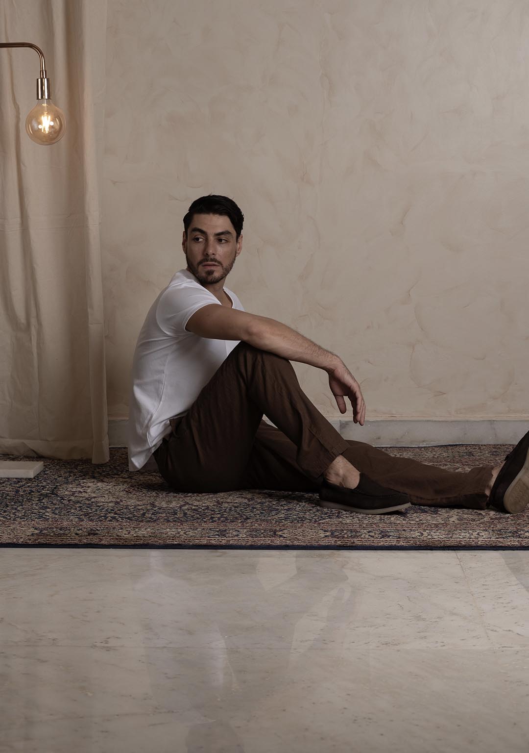 Hemp Trousers in Bitter Chocolate  