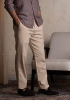 Hemp Trousers in Butter Cream 