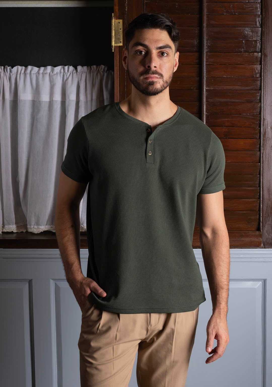 Henley in Burnt Olive