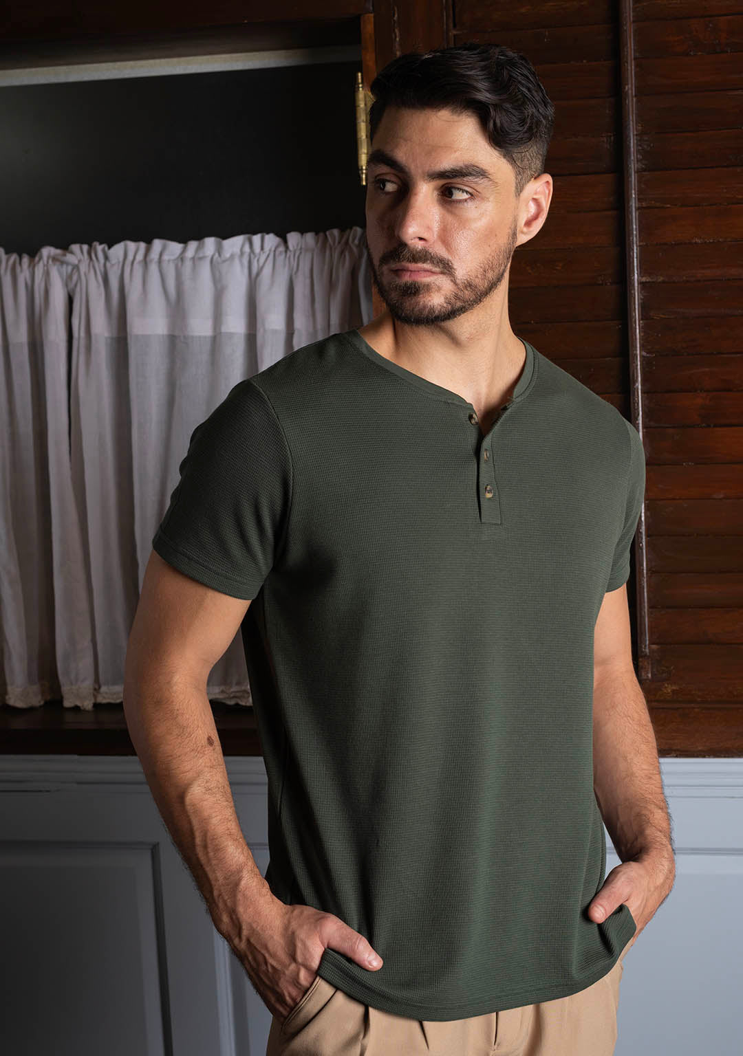 Henley in Burnt Olive