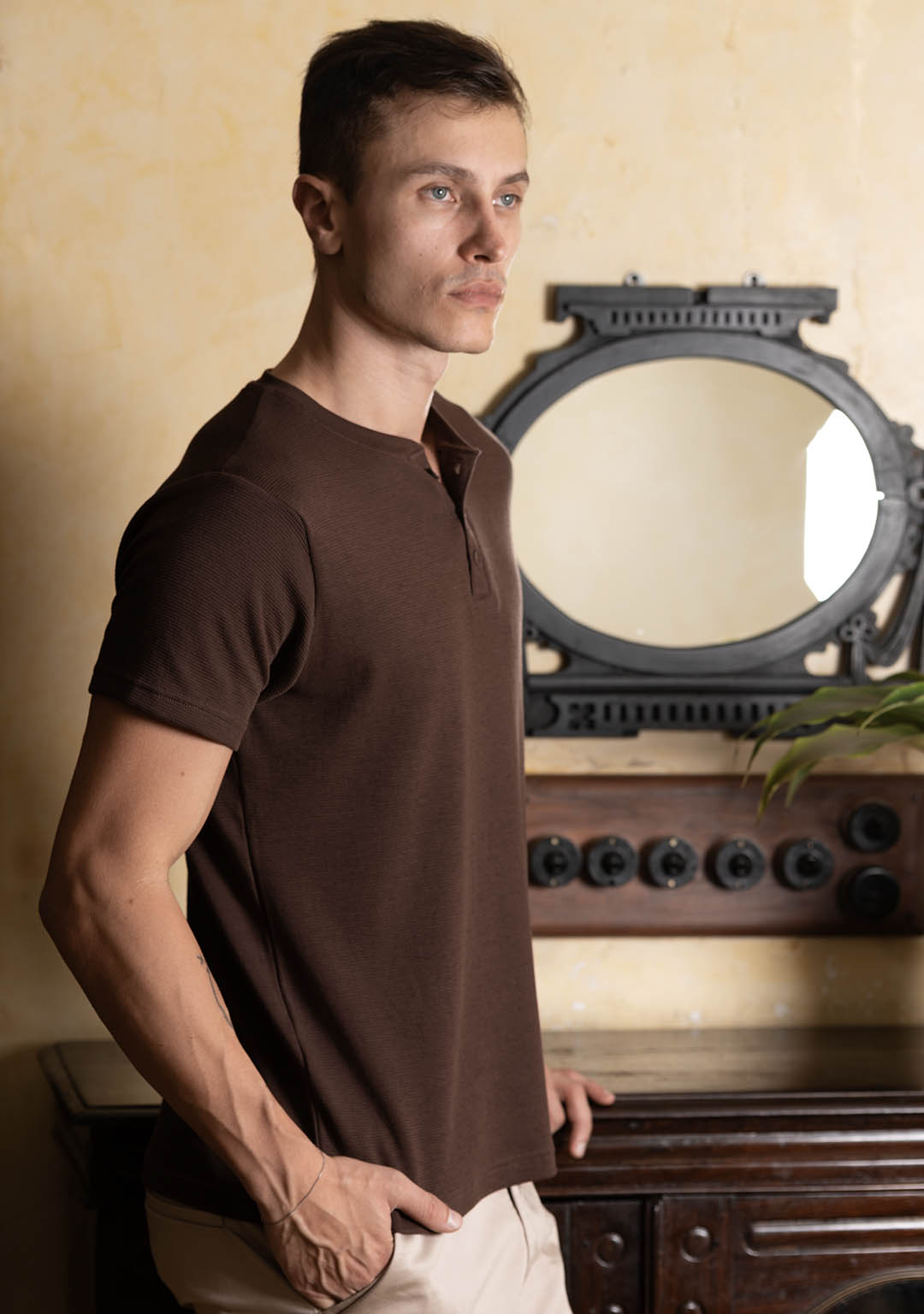 Henley in French Roast