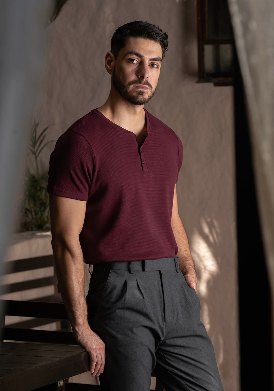 Henley in Merlot