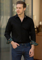 Black with Antique Tropic