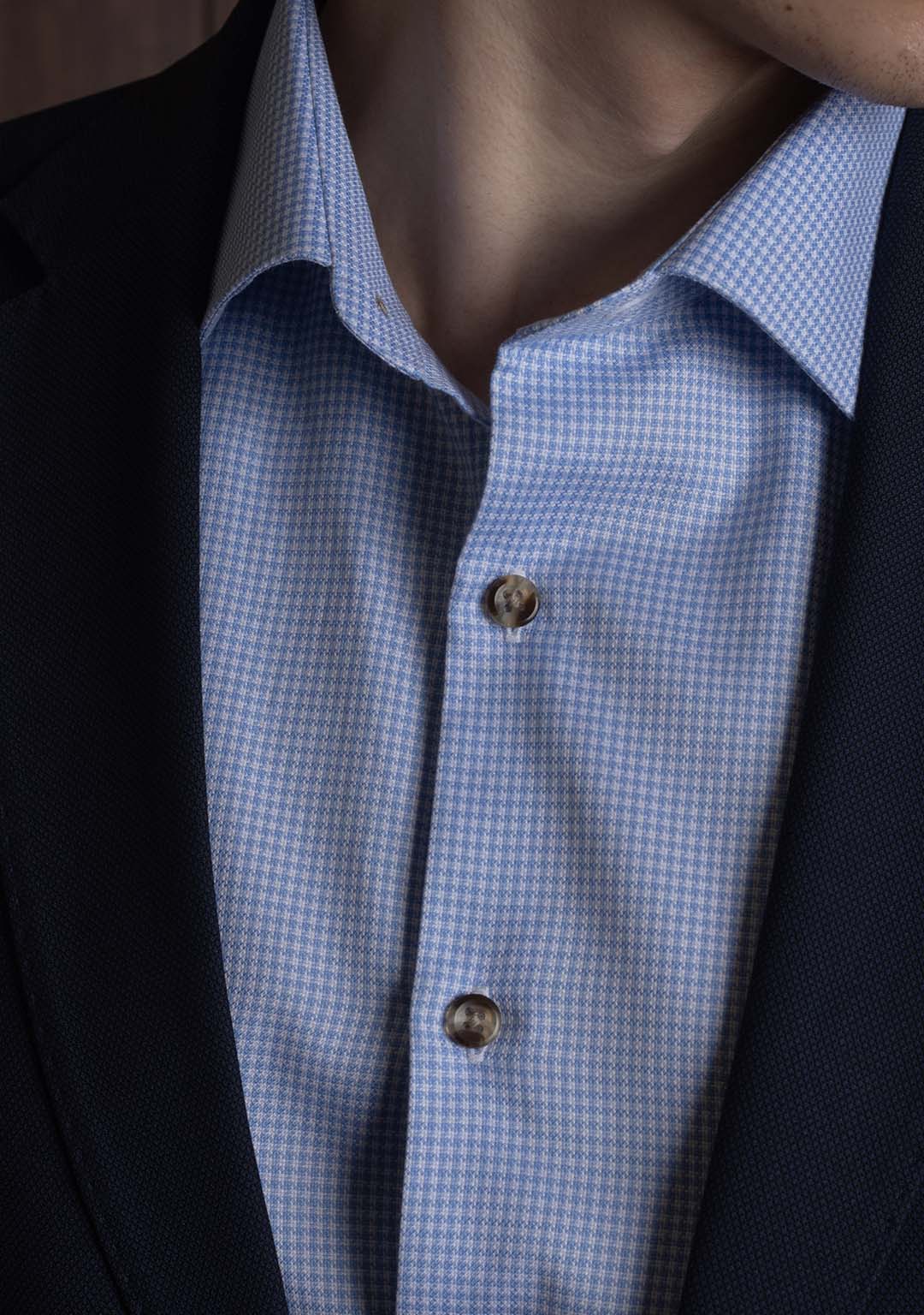 Classic Houndstooth in Blue