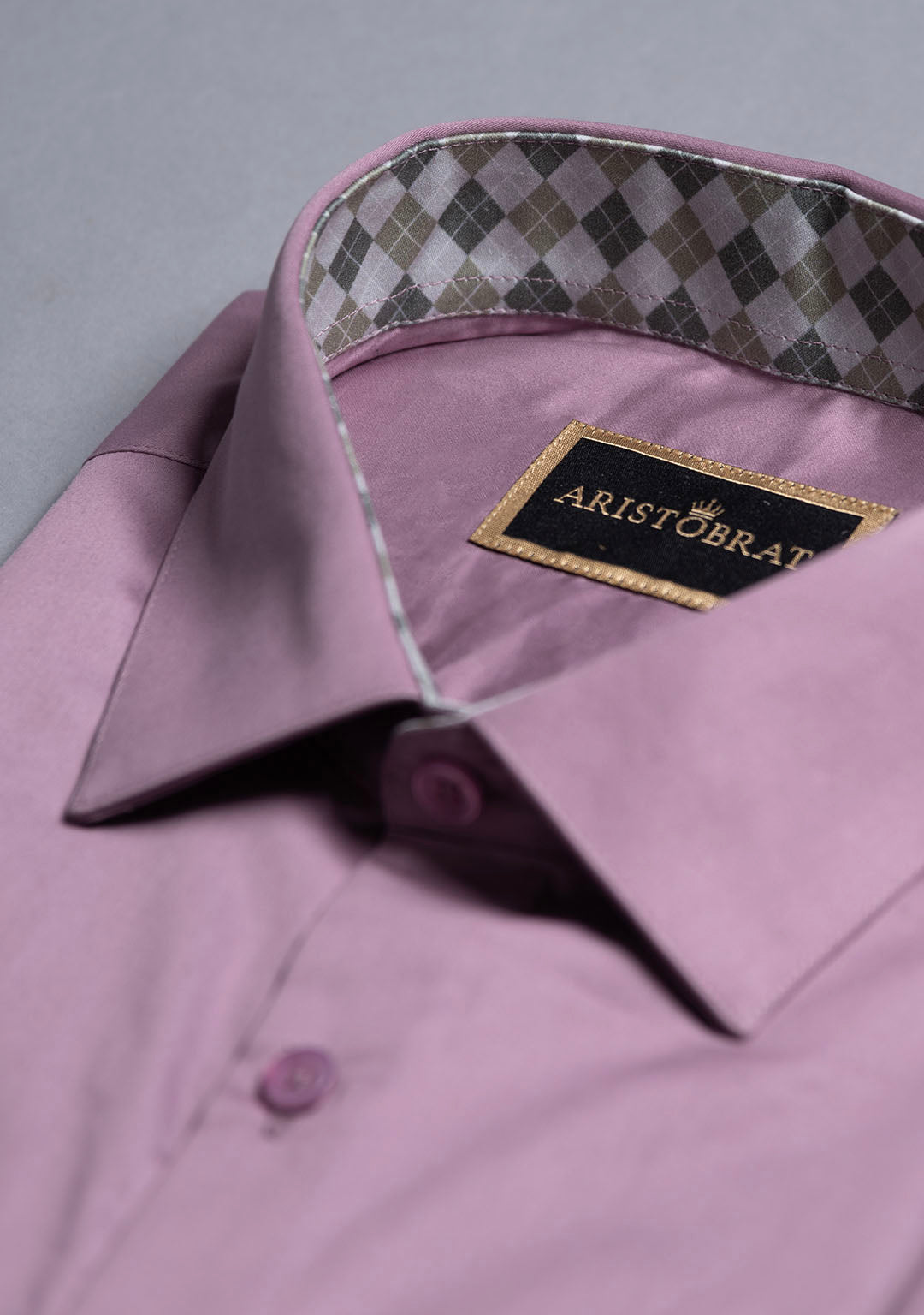 Mauve with Argyle