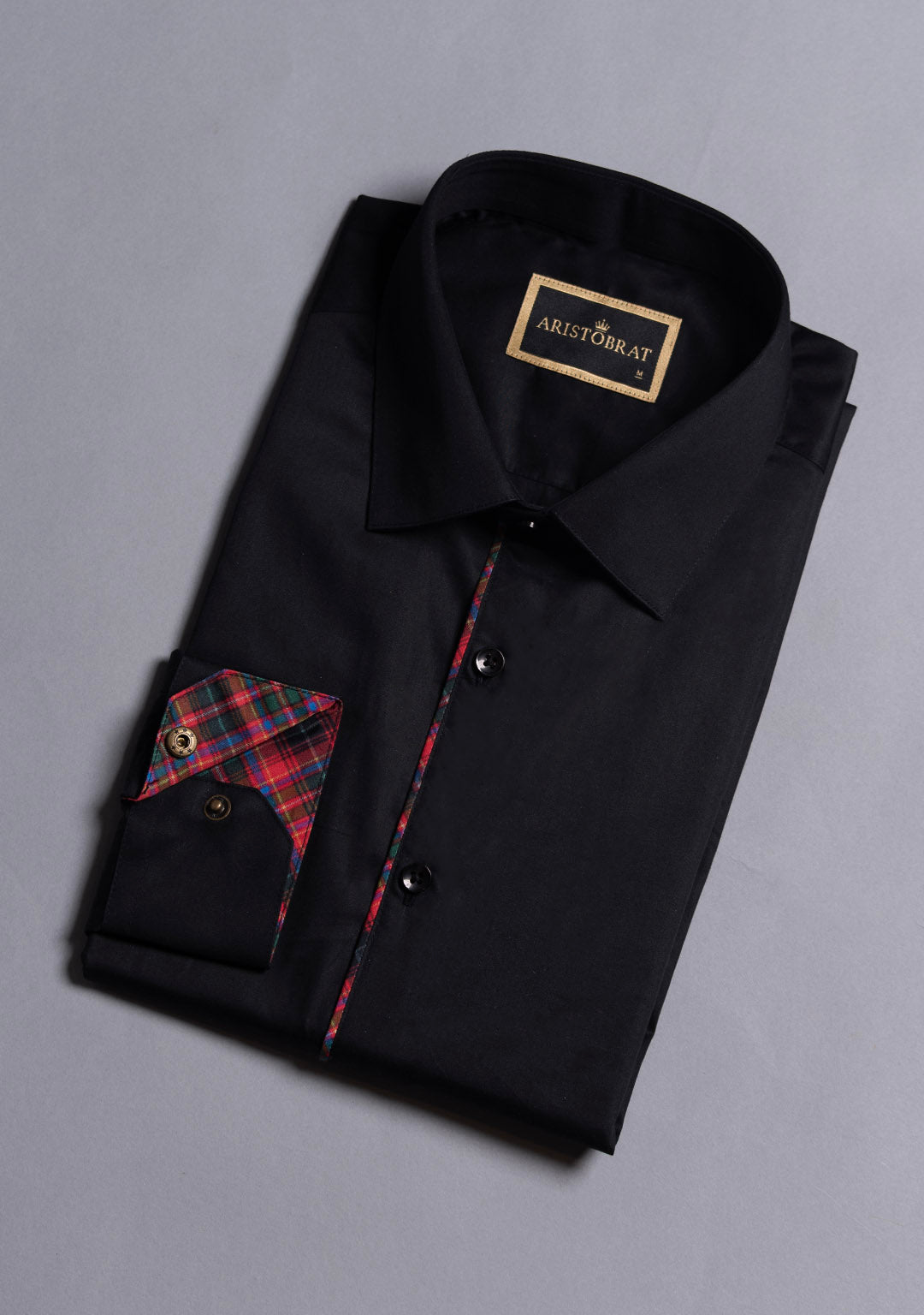 Onyx with Red Checks