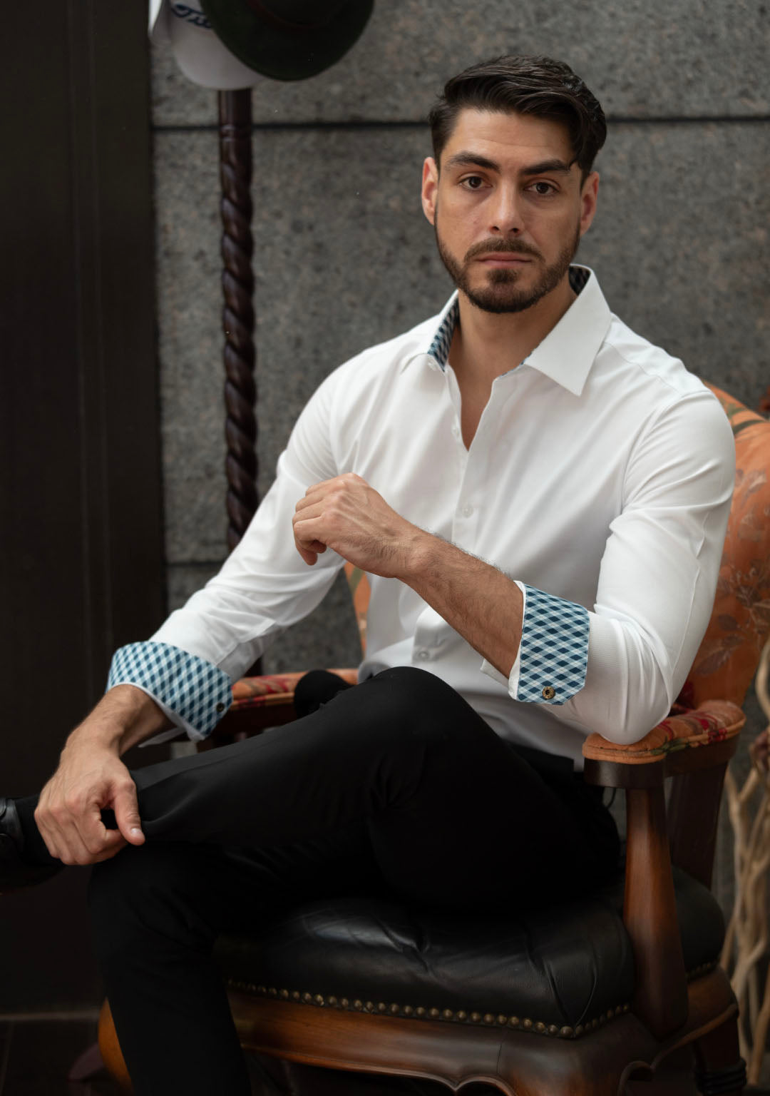 White with Heritage Diamonds