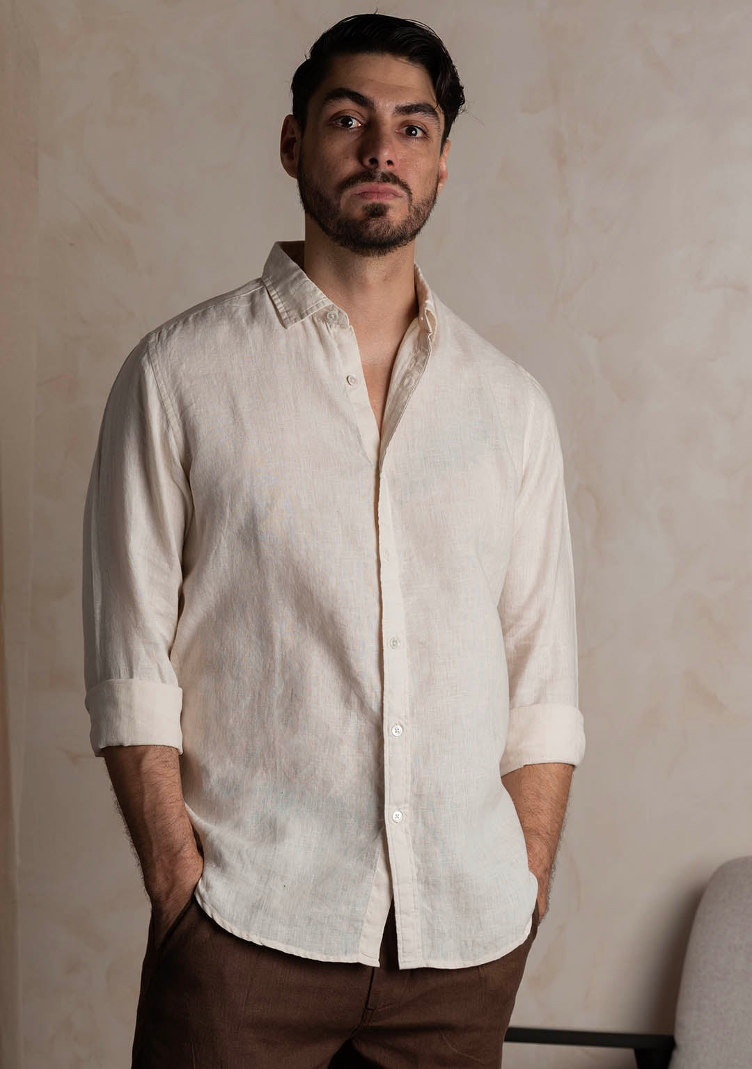 Linen Shirt in Natural