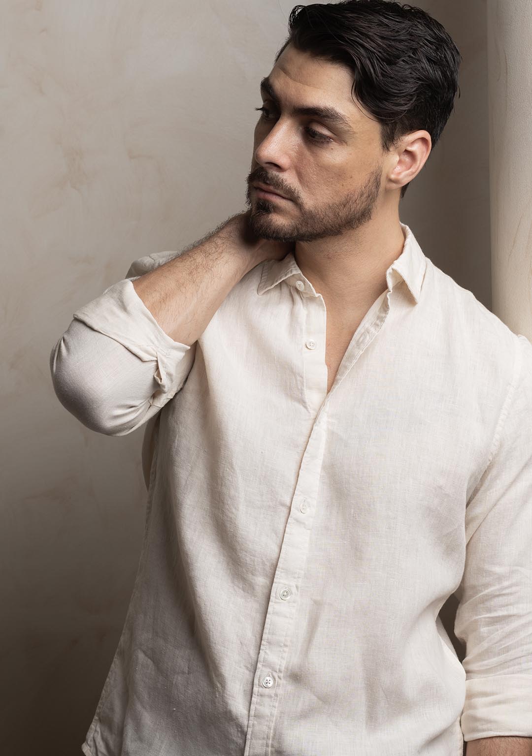 Linen Shirt in Natural