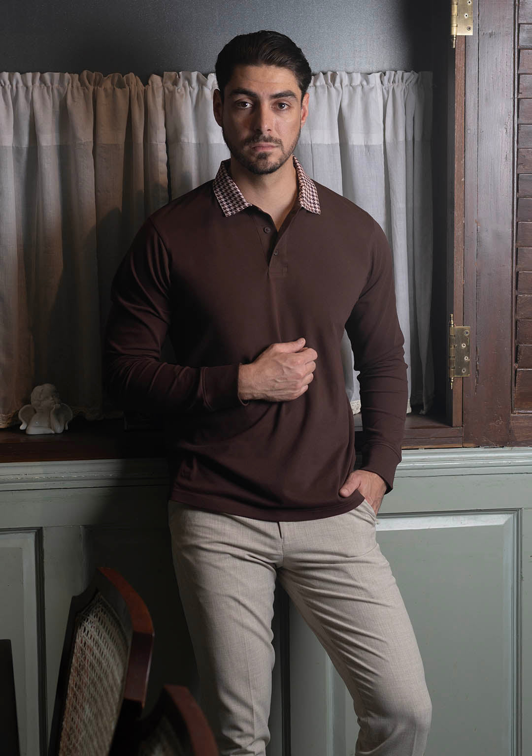 Luxury Polo in Deep Mahogany