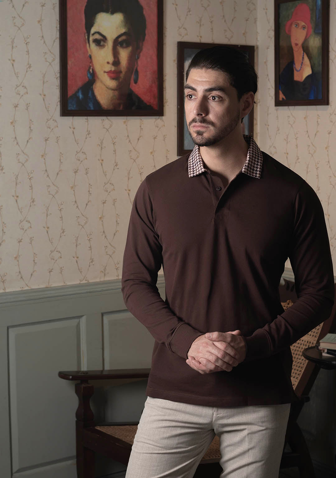 Luxury Polo in Deep Mahogany