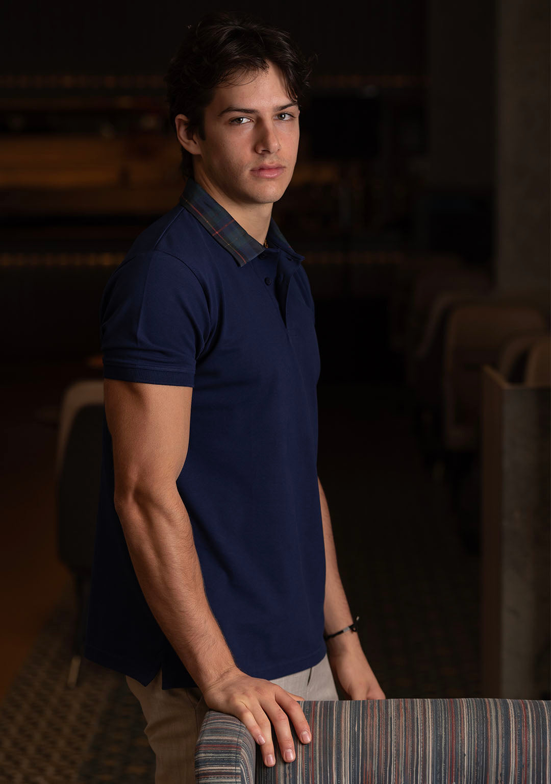 The Luxury Polo in Royal Blue Plaids