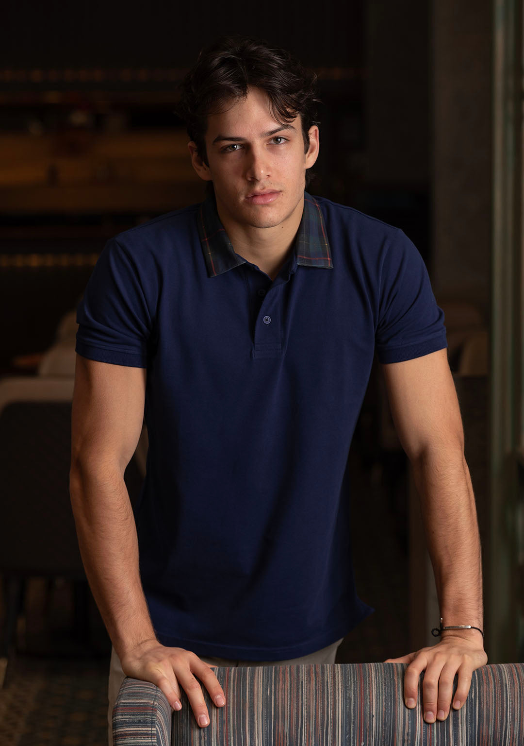 The Luxury Polo in Royal Blue Plaids