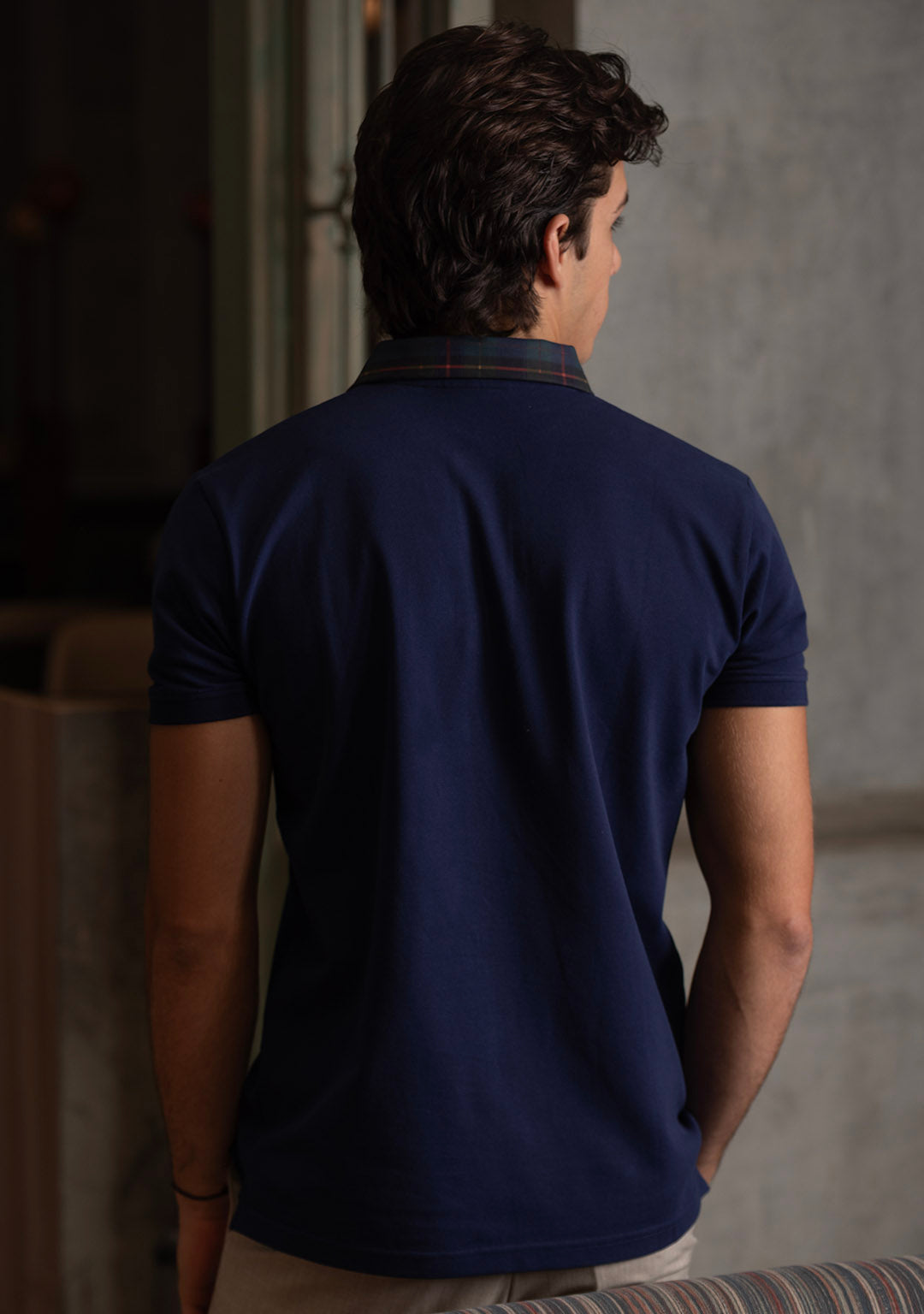 The Luxury Polo in Royal Blue Plaids