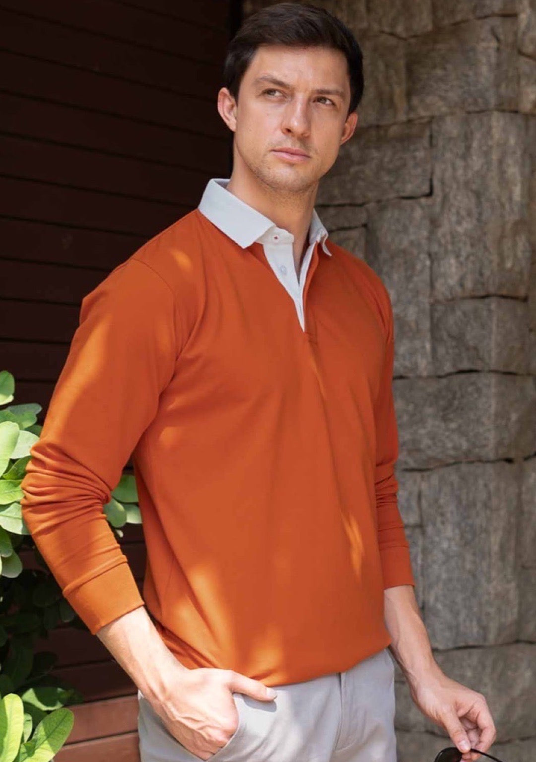 Luxury Polo in Tangerine