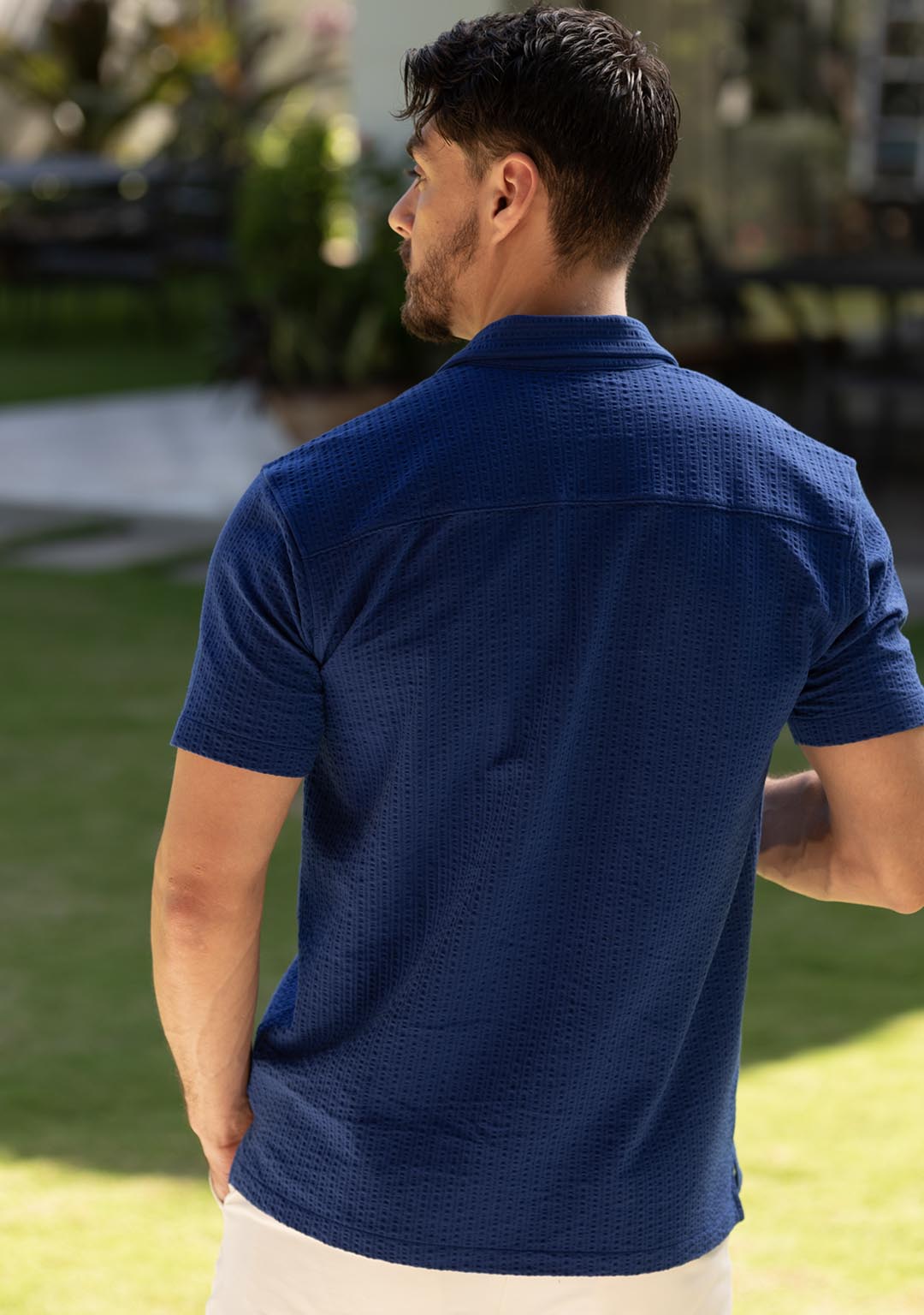 Cuban Shirt in Classic Blue - Aristobrat
