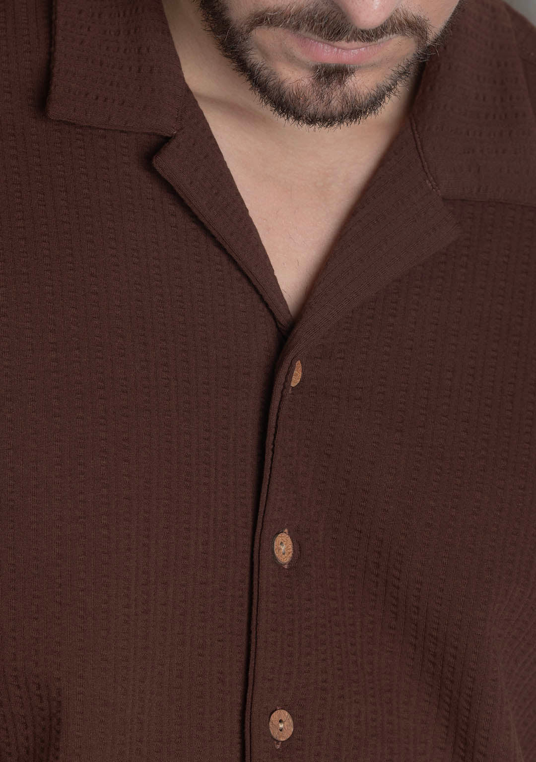 Nimbus Cuban Shirt in Dark Chocolate