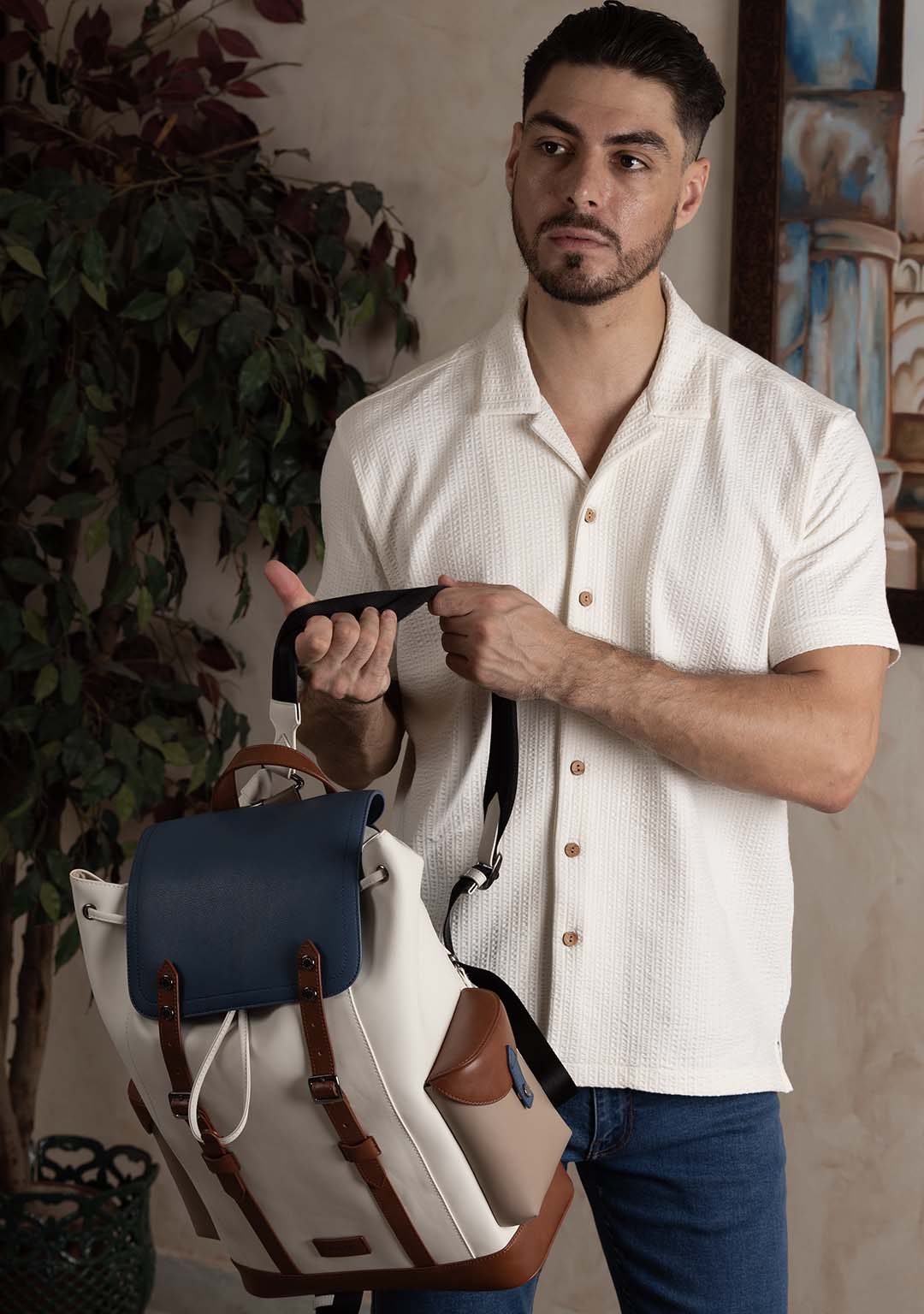 Nimbus Cuban Shirt in Ecru