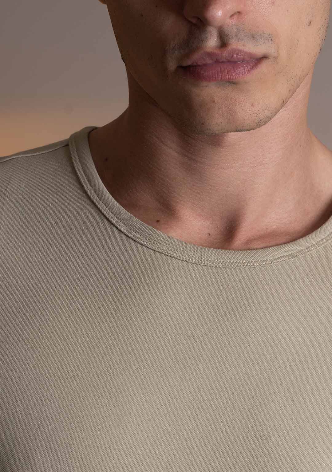 Piqué T-Shirt in Pelican