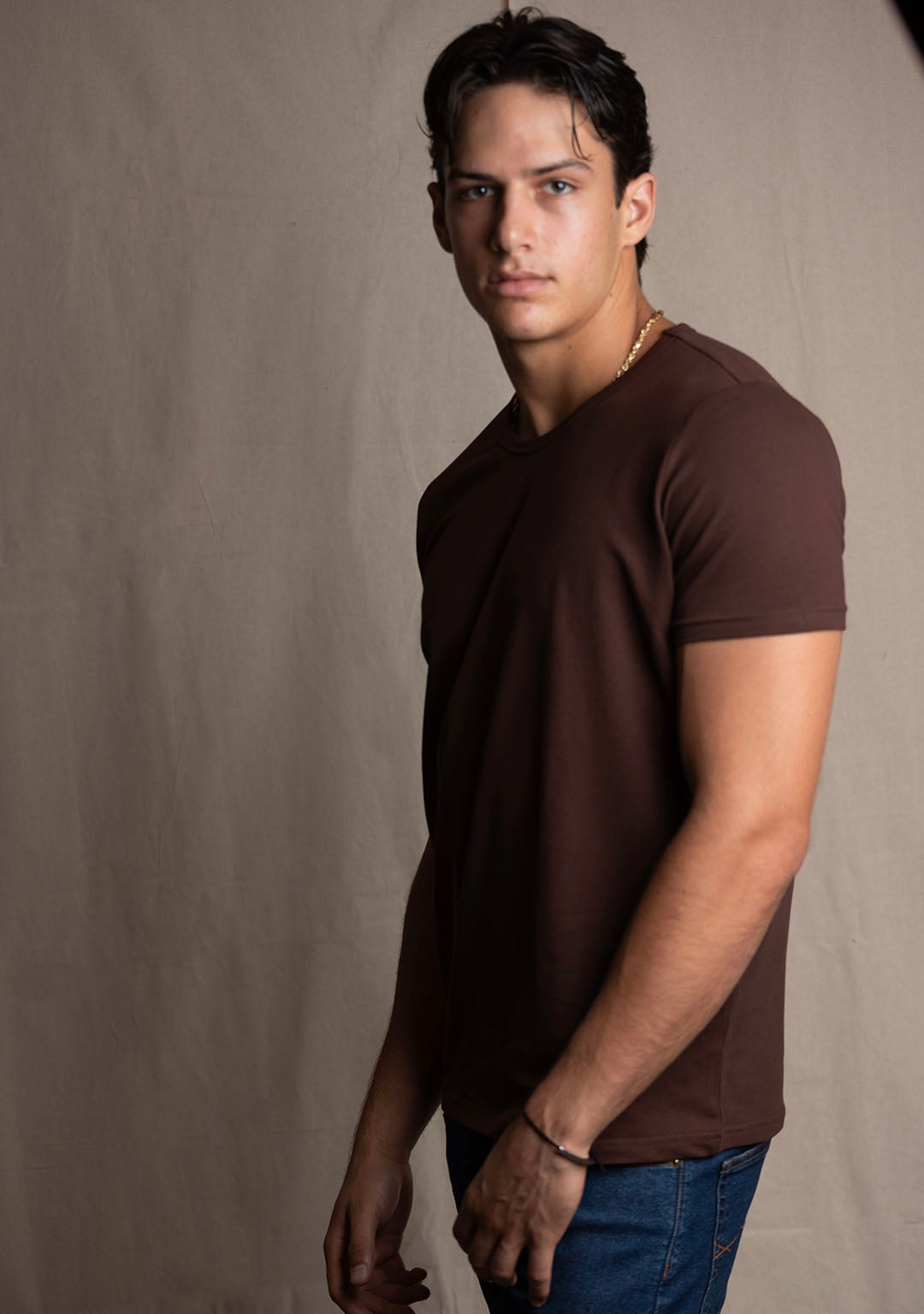 Piqué T-Shirt in Tiramisu