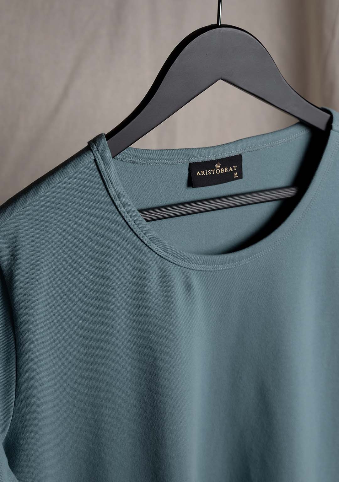 Piqué T-Shirt in Blue Marine