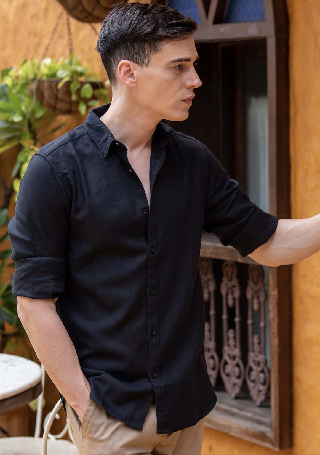 Tencel™ Shirt in Black