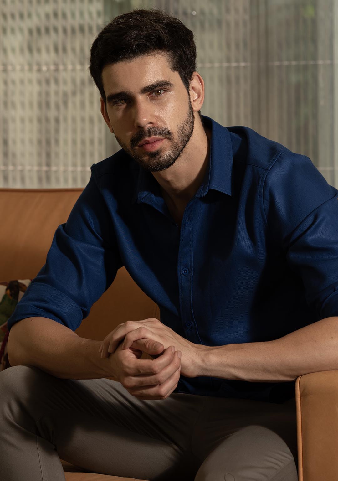 Tencel™ Shirt in Classic Blue