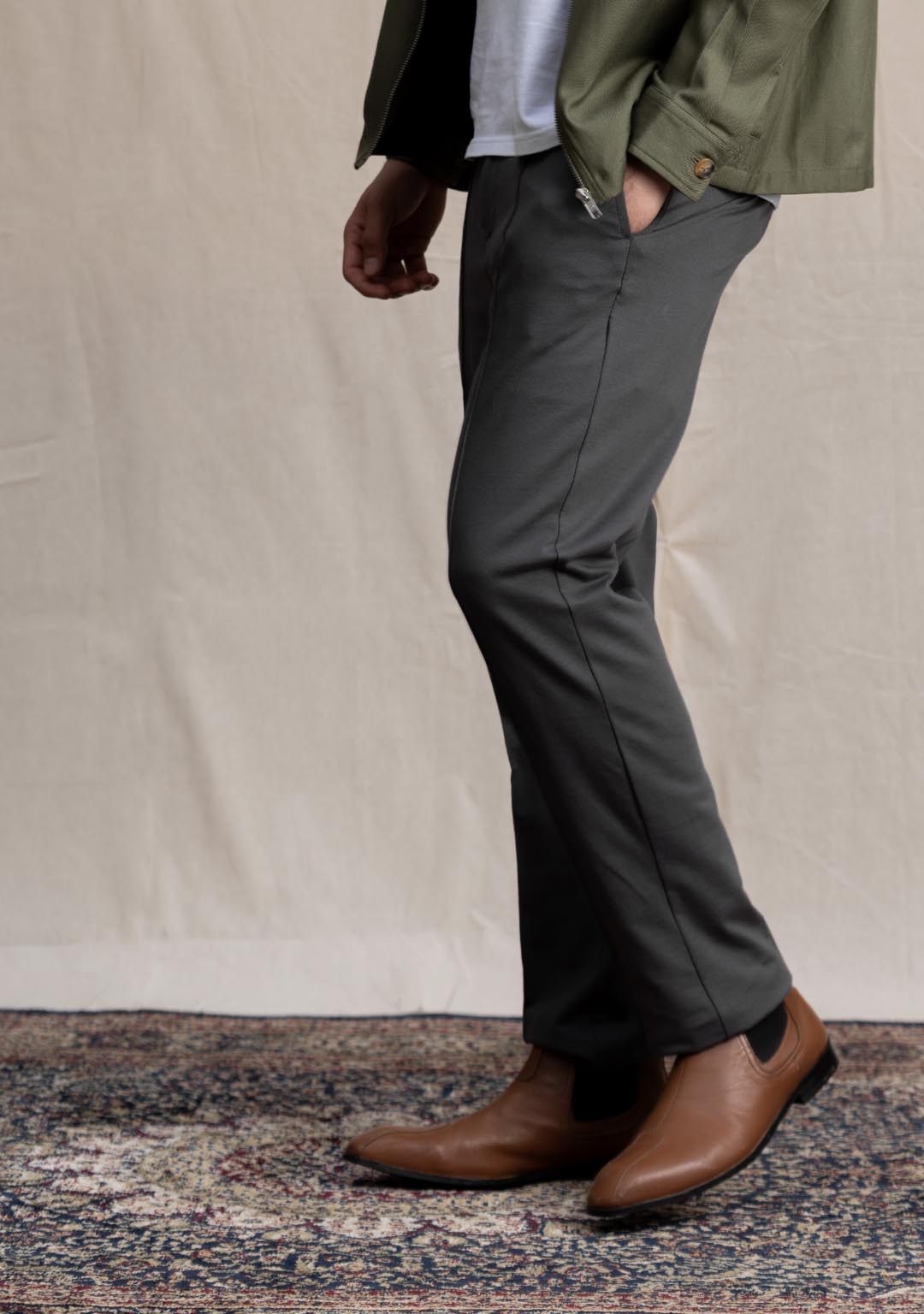 Transit Pants in Steel Grey - Aristobrat