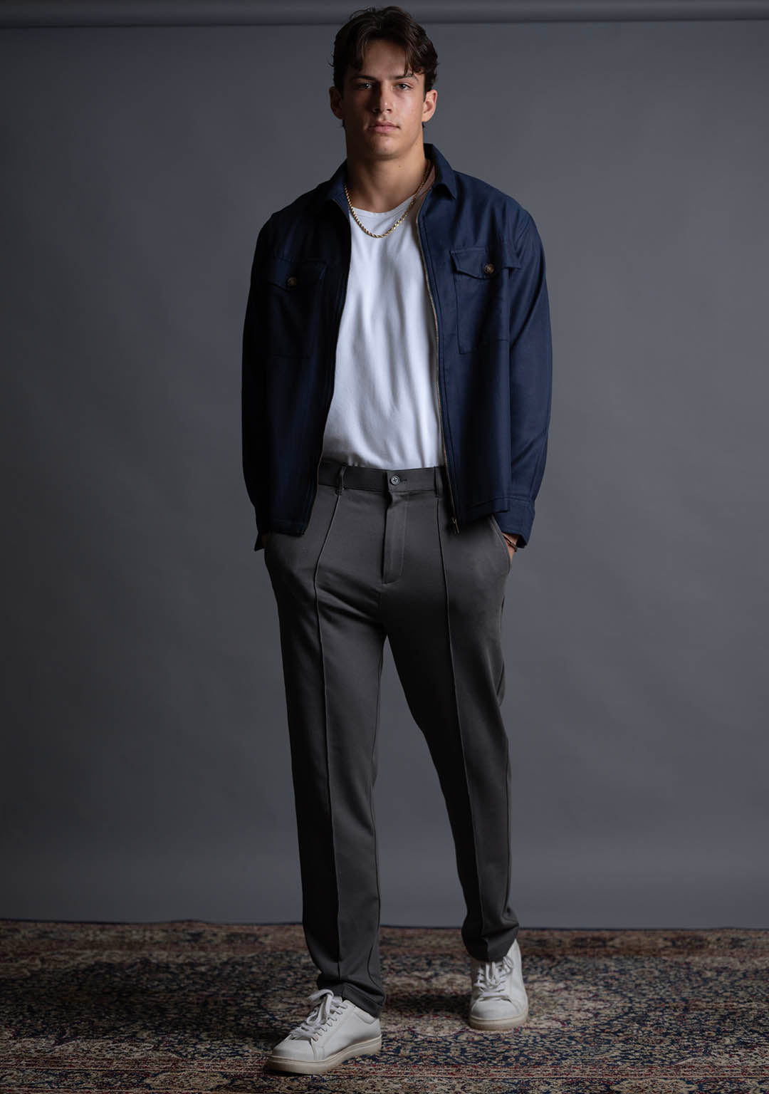 Transit Pants in Steel Grey