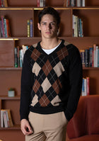 Vintage Argyle in Black 