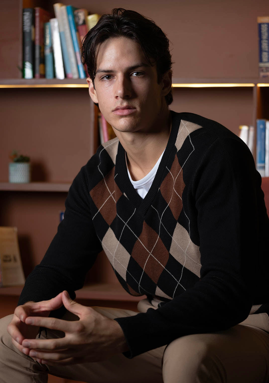 Vintage Argyle in Black 