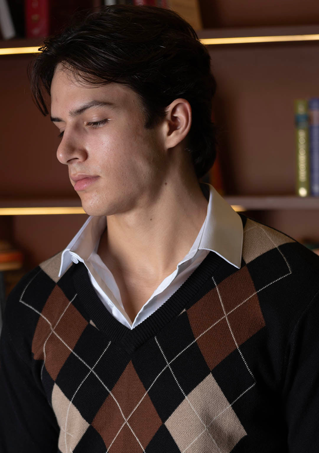 Vintage Argyle in Black 