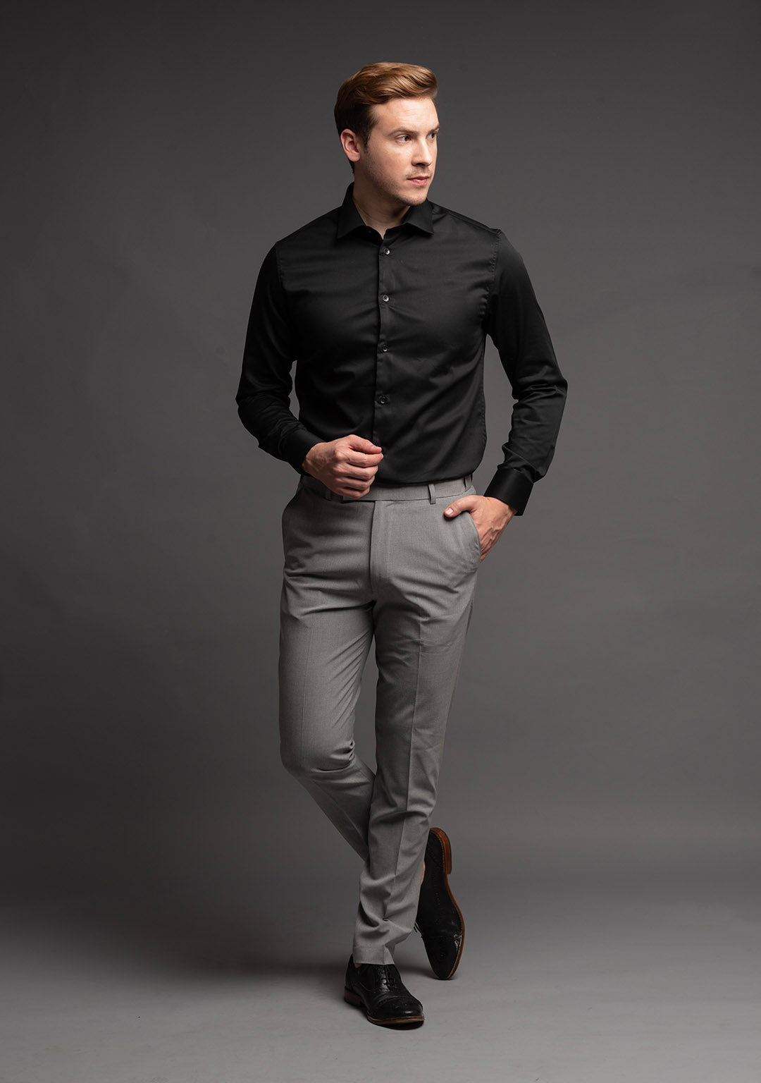 Elite Trousers in Ice Grey