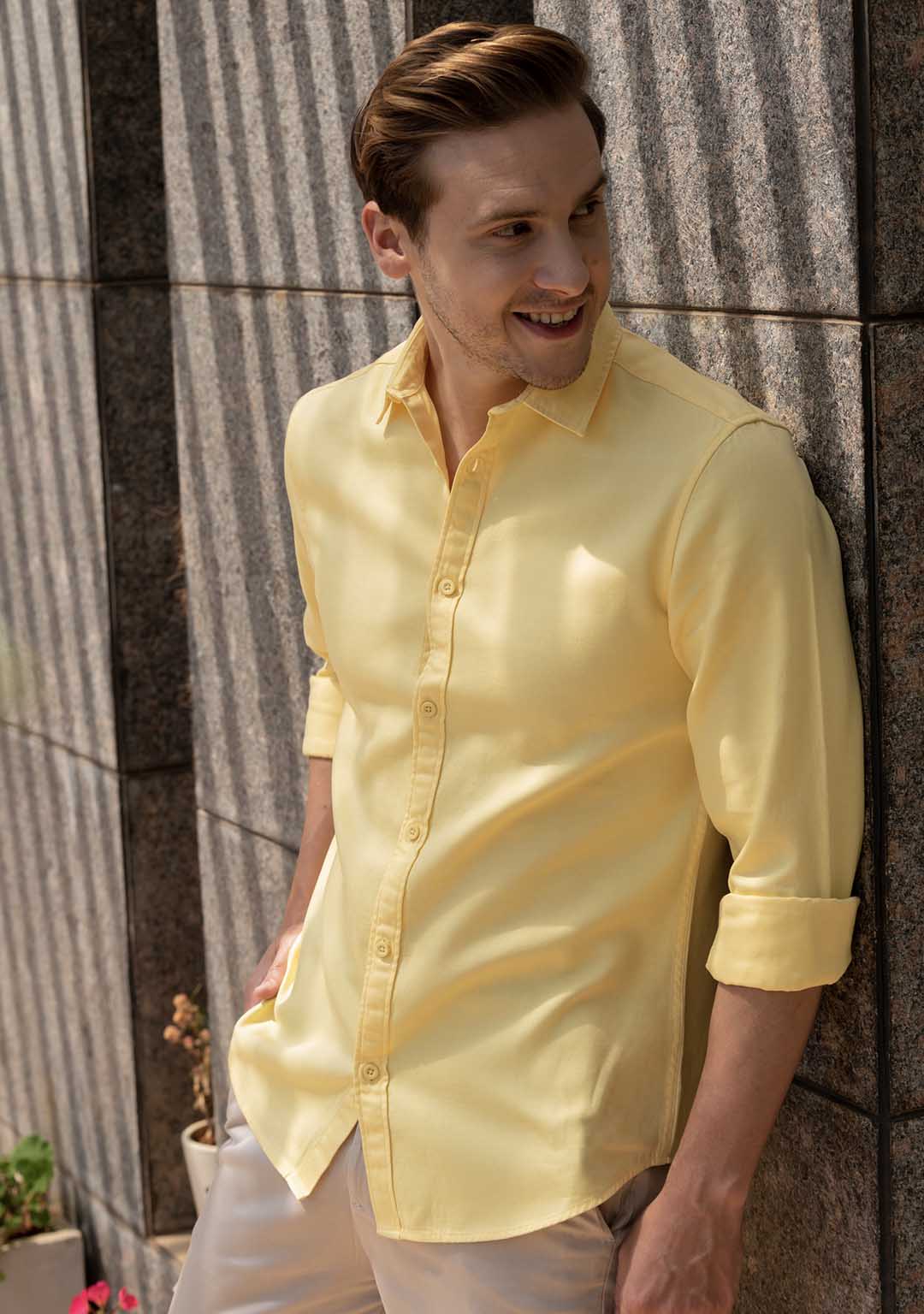 Tencel™ Shirt in Butterscotch