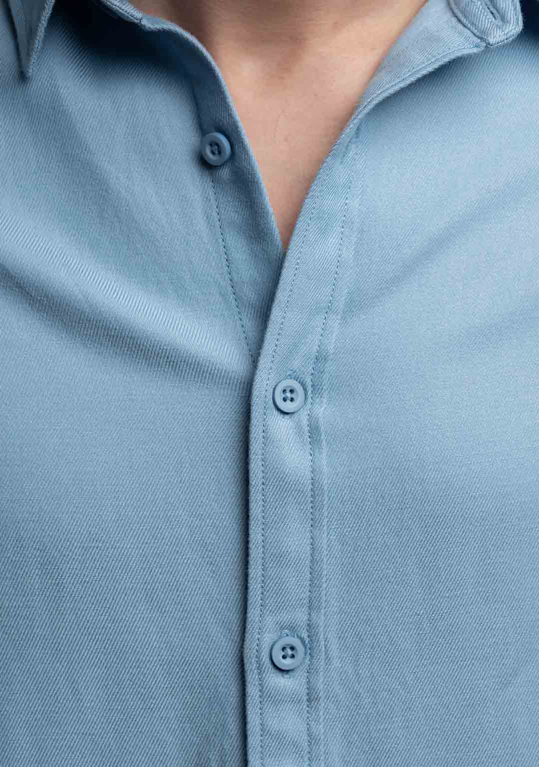 Tencel™ Shirt in Placid Blue