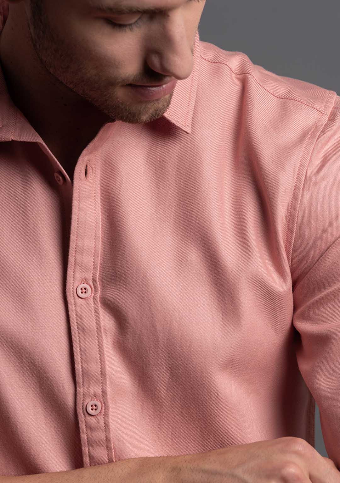 Tencel™ Shirt in Salmon