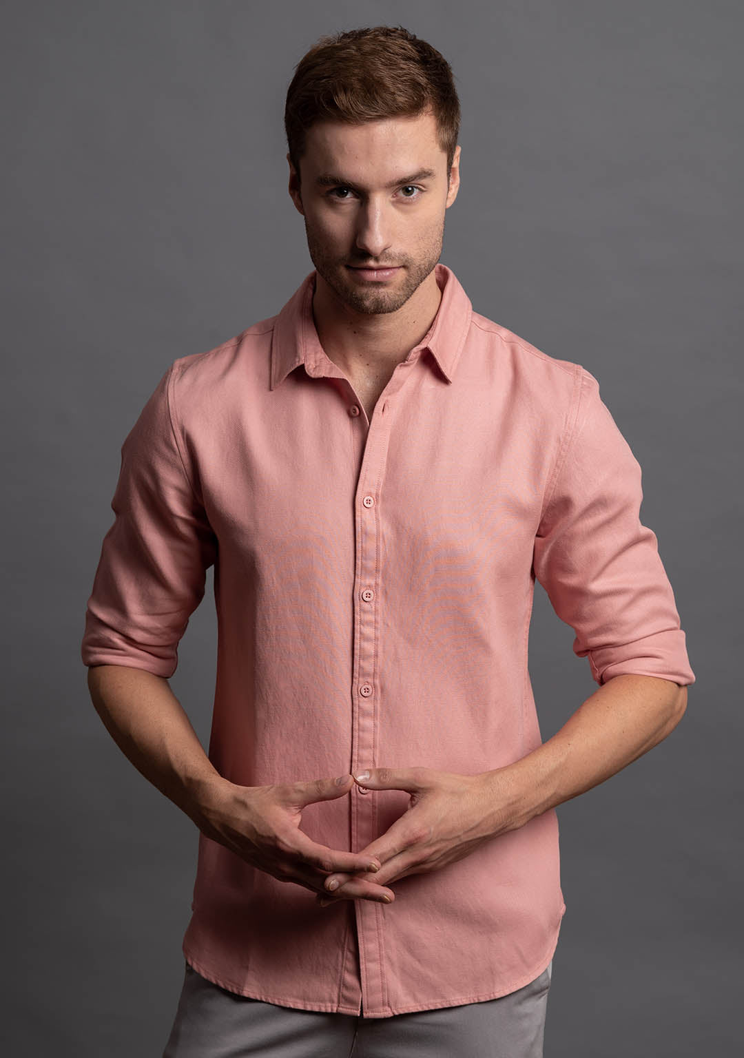 Tencel™ Shirt in Salmon