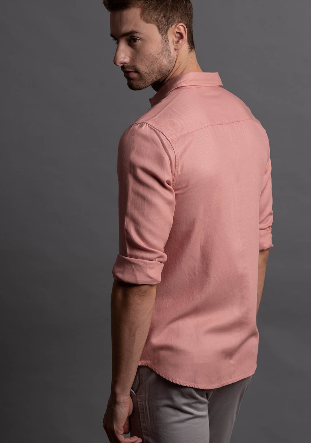 Tencel™ Shirt in Salmon