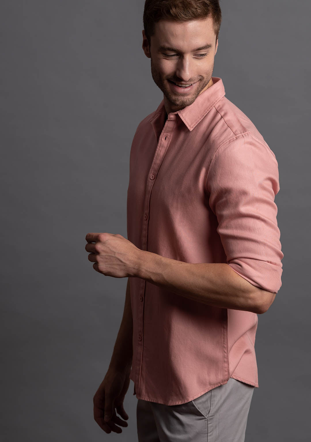 Tencel™ Shirt in Salmon